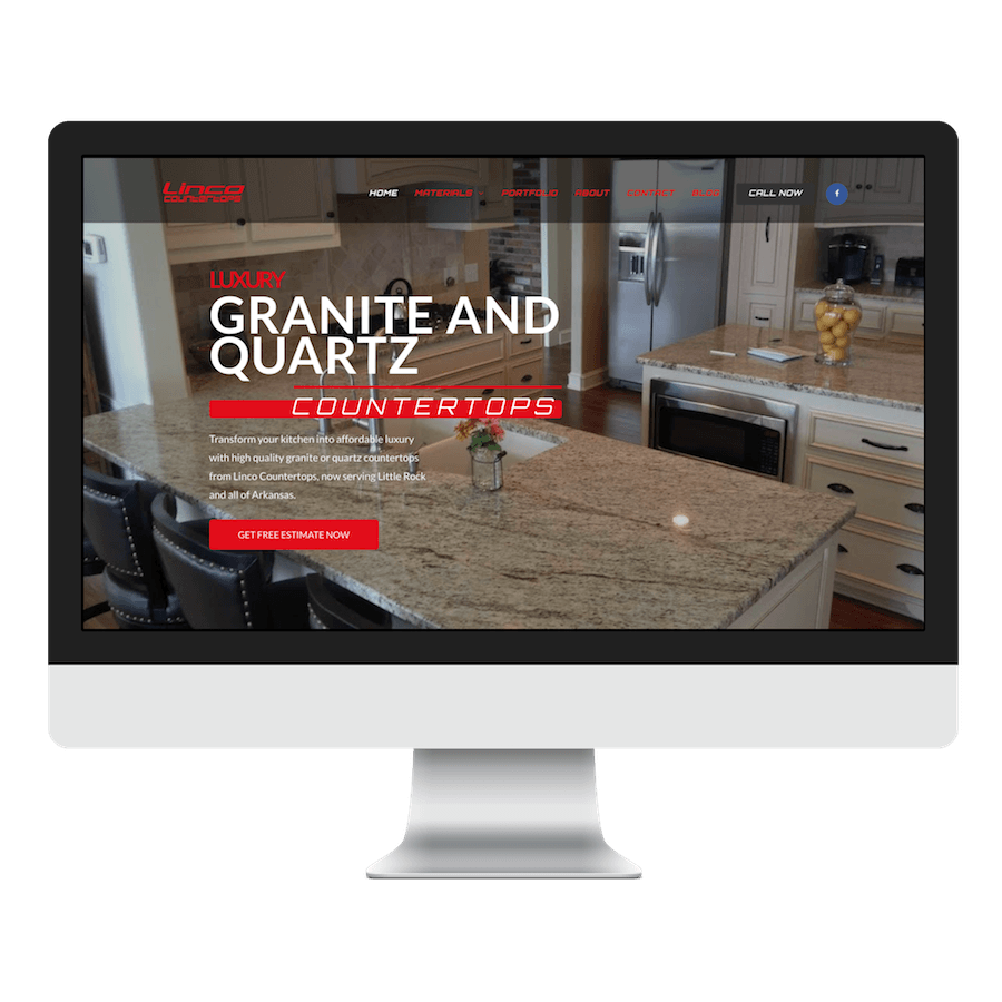 Linco Countertops Web Design by Creative Boro